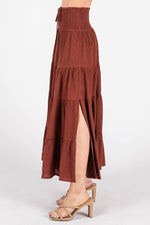 Tiered Cinnamon Skirt