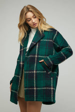Plus Sized Wool Blend Open Front Cardi/Jacket
