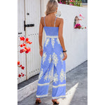 Tan Geo Print Jumpsuit
