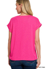 Cap-sleeved Top