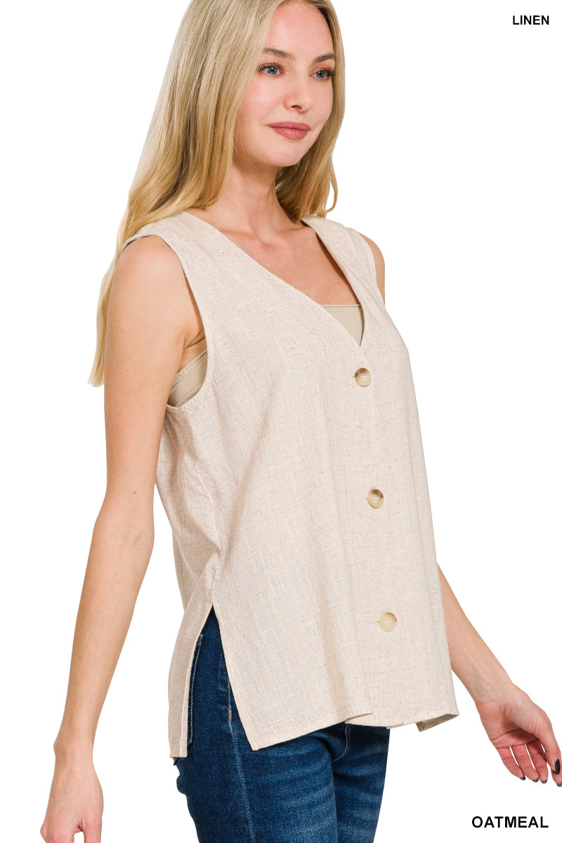 Long Lineny Vests