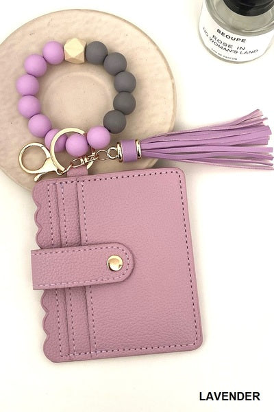 Bracelet Key Chain Card Holders in 3 Colors