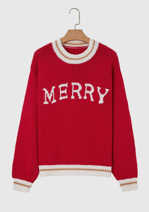 Merry Sweater in Red