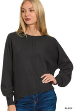 Front Seam Hi-Lo Sweater (in 6 colors!)