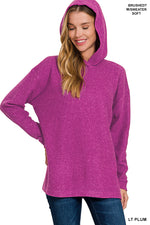 Brushed Sweater Hoodie