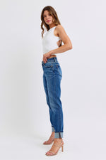 Judy Blue Vintage Wash Boyfriend Jeans