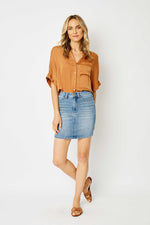 Judy Blue High Waist Tummy Control Jean Skirt