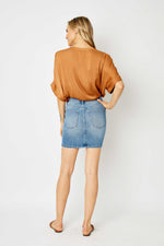 Judy Blue High Waist Tummy Control Jean Skirt