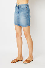 Judy Blue High Waist Tummy Control Jean Skirt