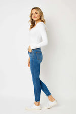 Judy Blue Cuffed Hem Skinny Jeans