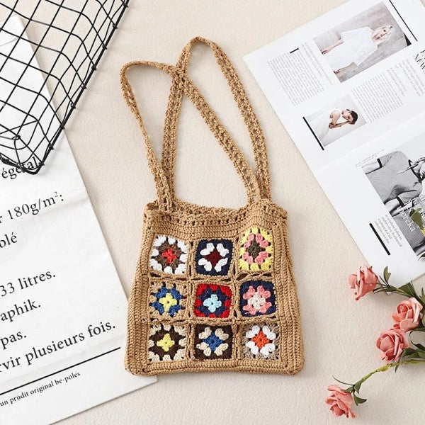 Crochet Granny Square Purse