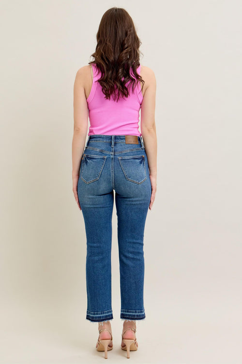 Judy Blue Vintage Wash Release Hem Jeans