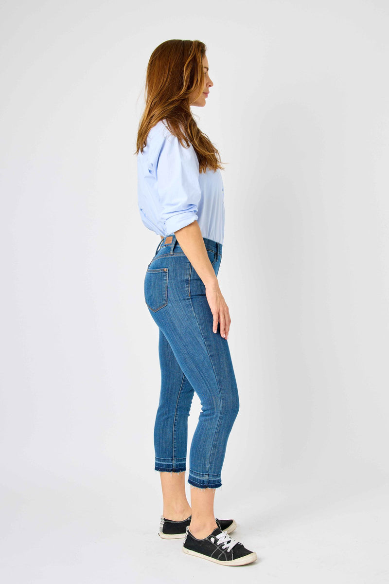 Judy Blue High Waist Pull On Capris