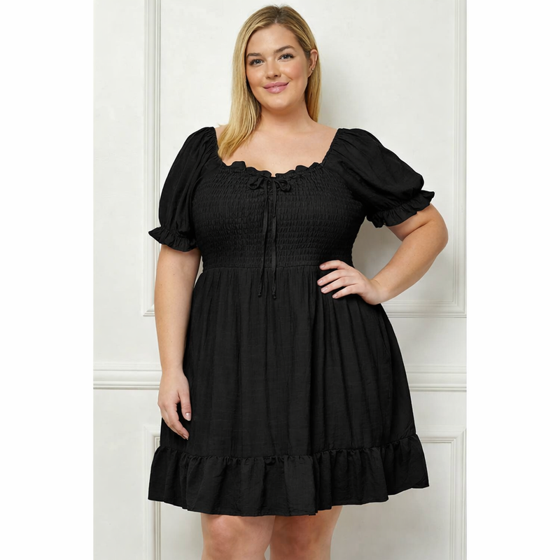 blue stitch dress Avec Les Filles Women's Blanket Spread Collar Mini - Ice a faux wrap style Ralph Lauren Collection - Button Options:Twelve 27 Ligne & Six 40 Ligne aw25