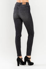 Judy Blue Tummy Control Black Wash Skinny High Waist Jeans