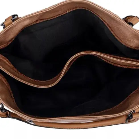Studded Vegan Leather Handbag/Tote