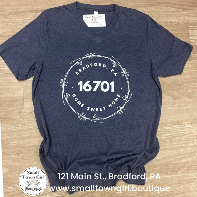 16701 - Home Sweet Home V-Neck T