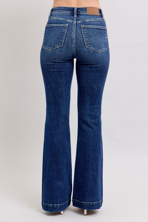 Judy Blue High Waist Trouser Flare Jeans