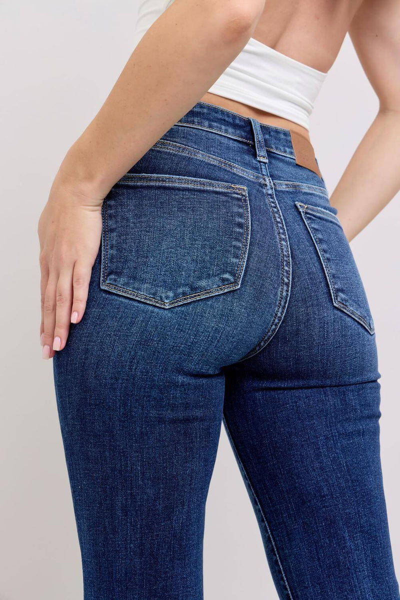 Judy Blue High Waist Trouser Flare Jeans