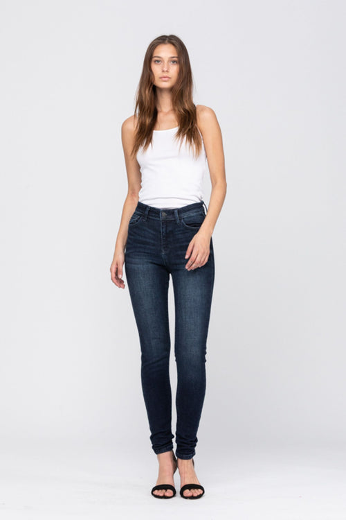 Judy Blue High Rise  Dark Skinny Jeans