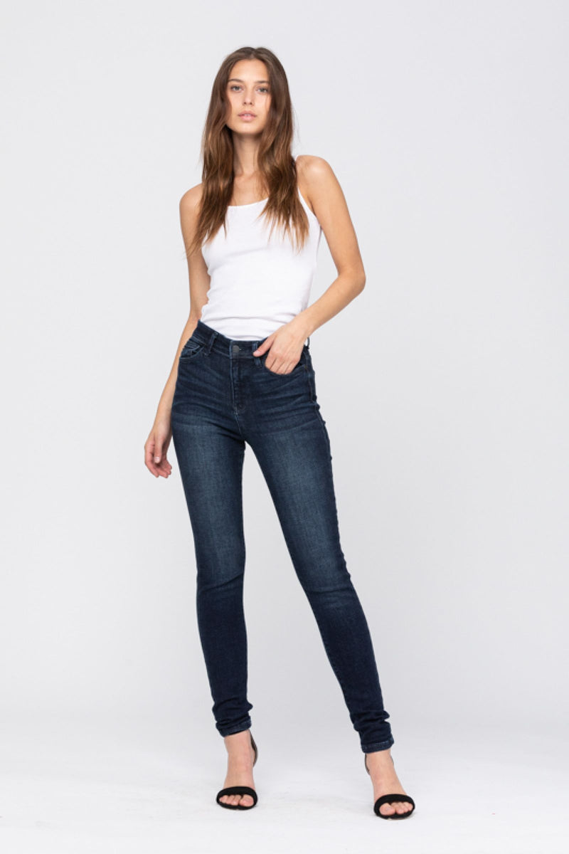 Judy Blue High Rise  Dark Skinny Jeans