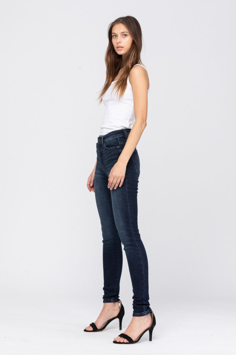 Judy Blue High Rise  Dark Skinny Jeans