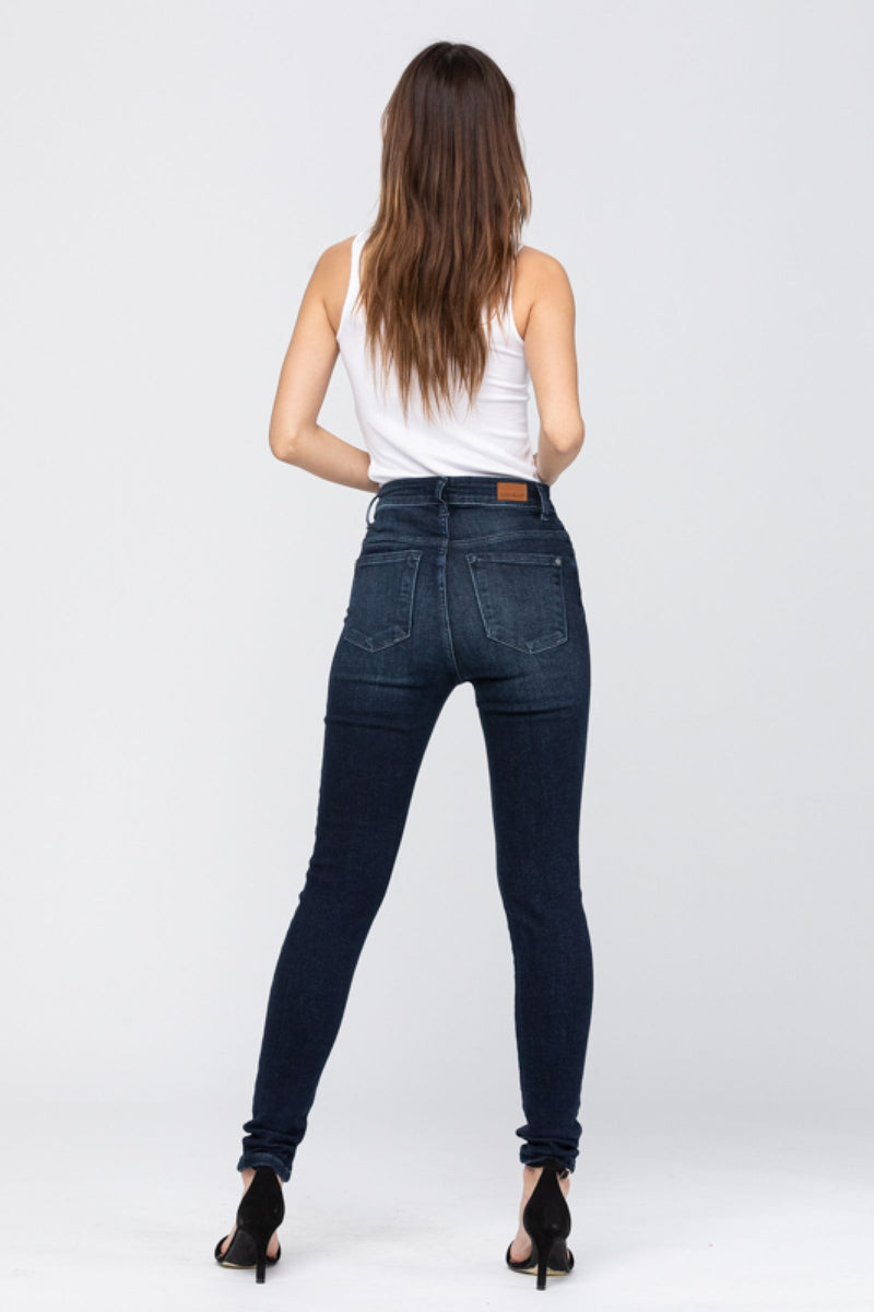 Judy Blue High Rise  Dark Skinny Jeans