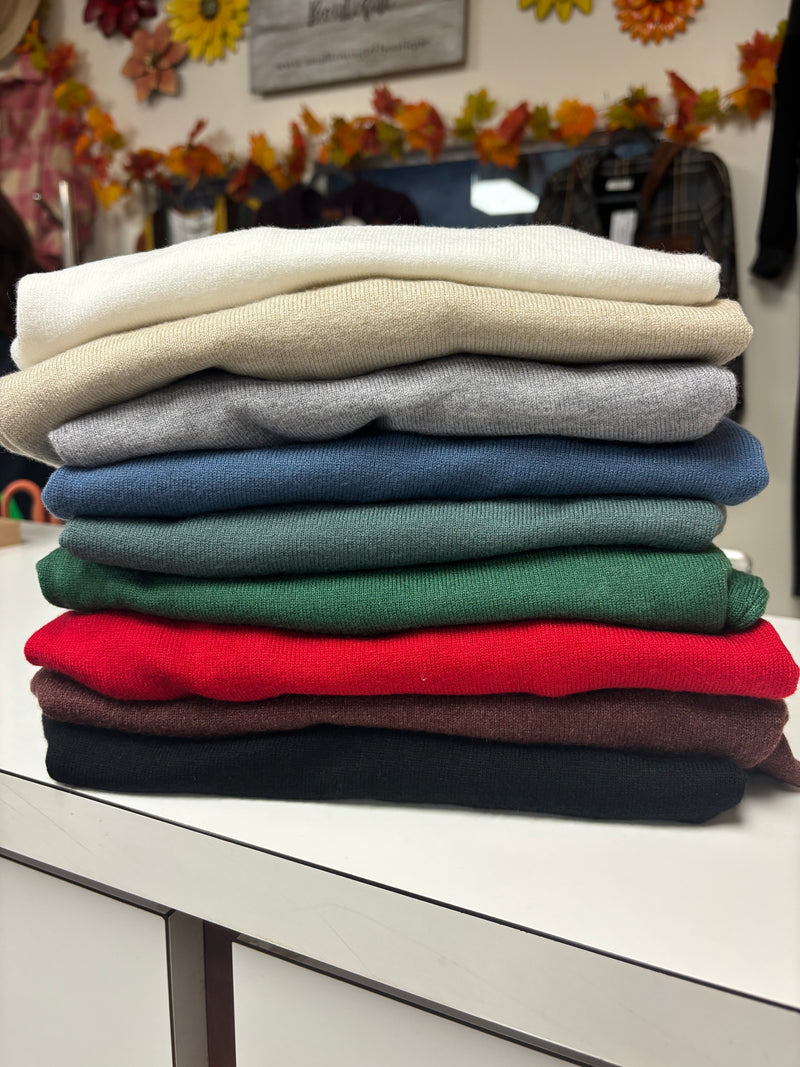 Softest Light Weight Sweater - Multiple Colors