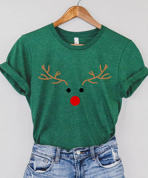 Reindeer Face Tee