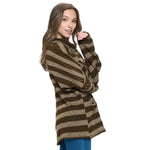 Loose Fit Casual Striped Sweater