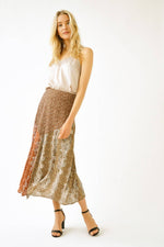 Mixed Print Fun Fall Skirt