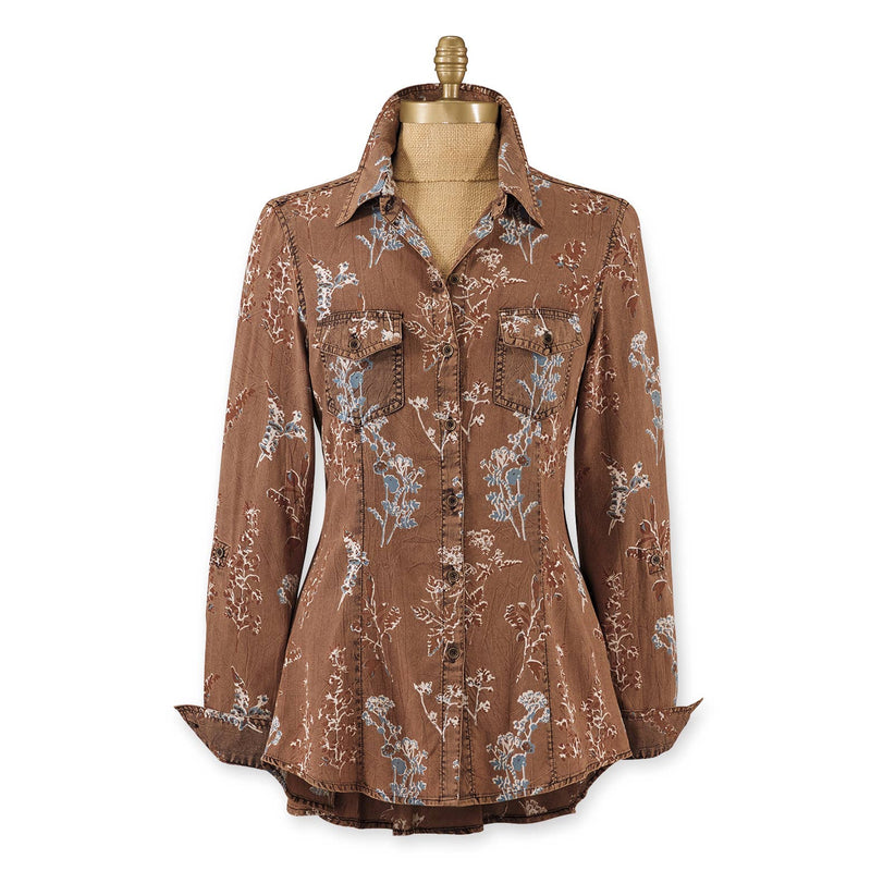 Sandwash Floral Tunic