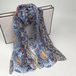 Scarvii - Boho Flowy Thin Scarf - Soft & Breathable