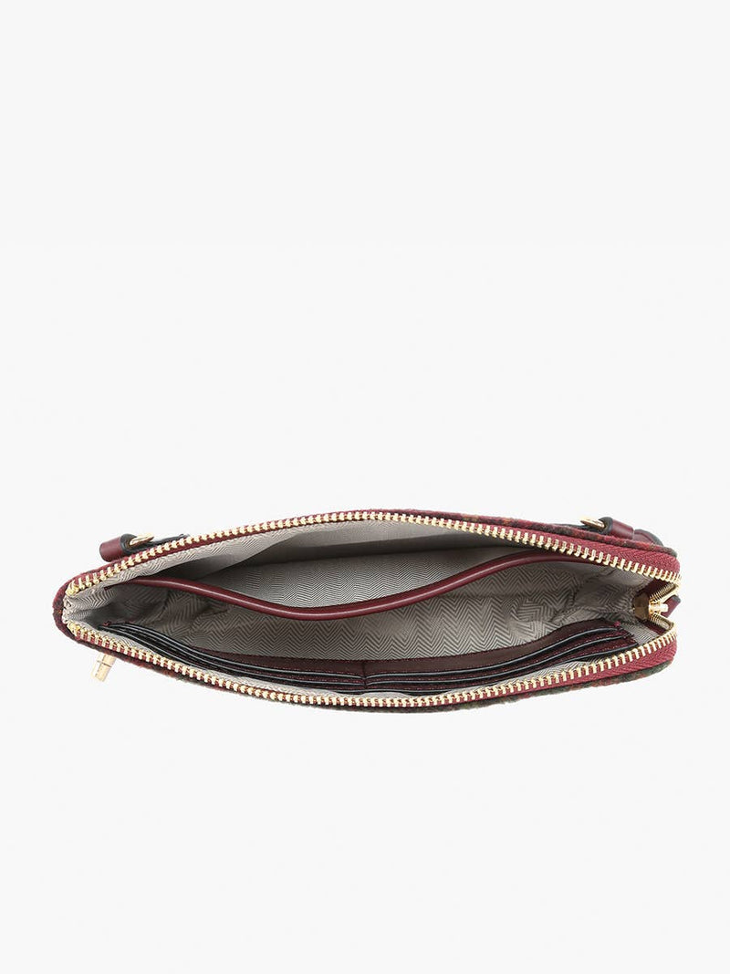 Plaid Crossbody/Wristlet