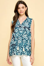Sleeveless Long Boho Tank