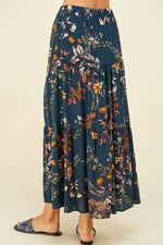 Three Layered Floral Skirt