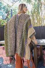 Western Thick Knit Ruana