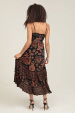 Strappy Fall Floral Dress
