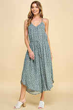 Sage Floral Jumpsuit