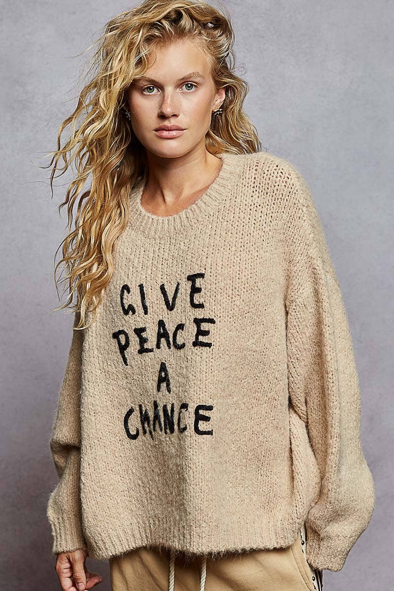 Give Peace a Chance Sweater