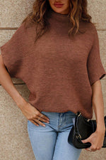 Coffee Loose Knit Sweater