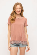 Chiffon Detail Top