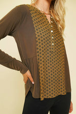 Mixed Media Blouse