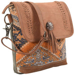 Crossbody With Leather Flap