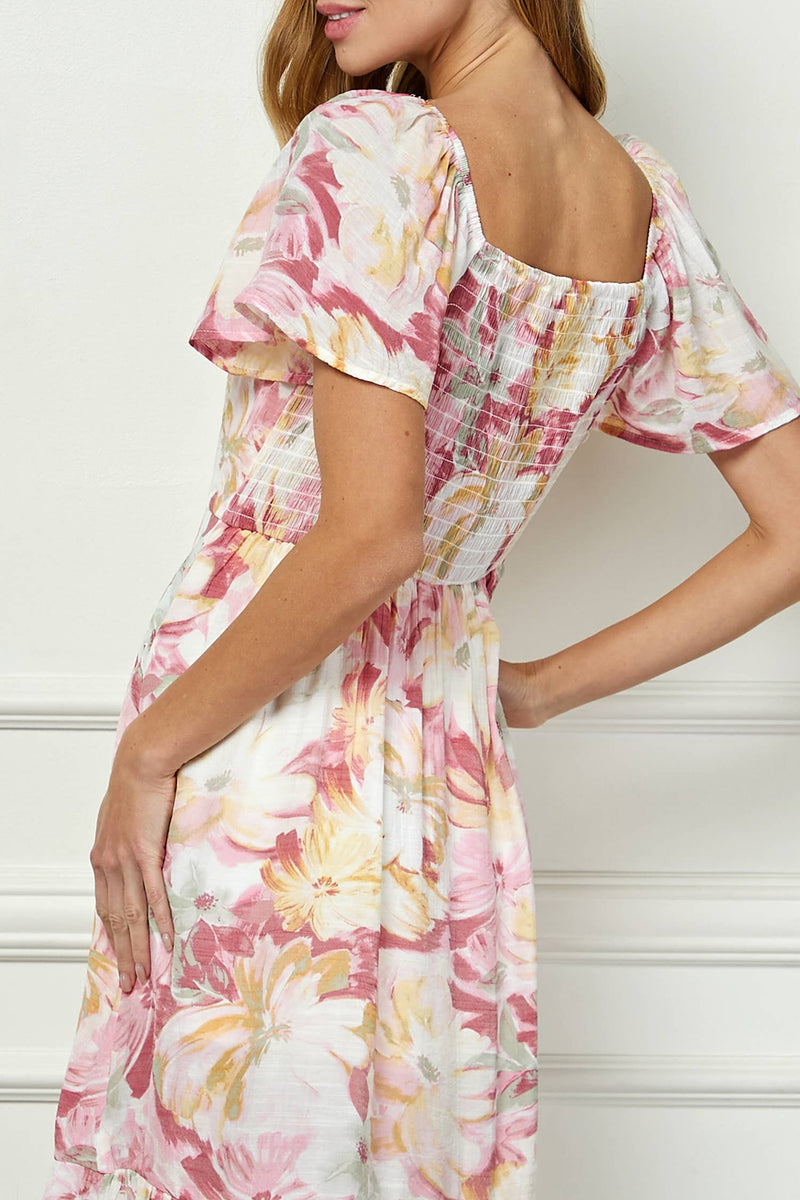 Blooming Grace Midi Dress