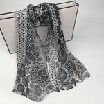 Scarvii - Boho Flowy Thin Scarf - Soft & Breathable