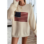Oversized Flag Sweater