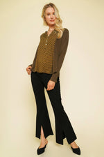 Mixed Media Blouse