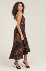 Strappy Fall Floral Dress