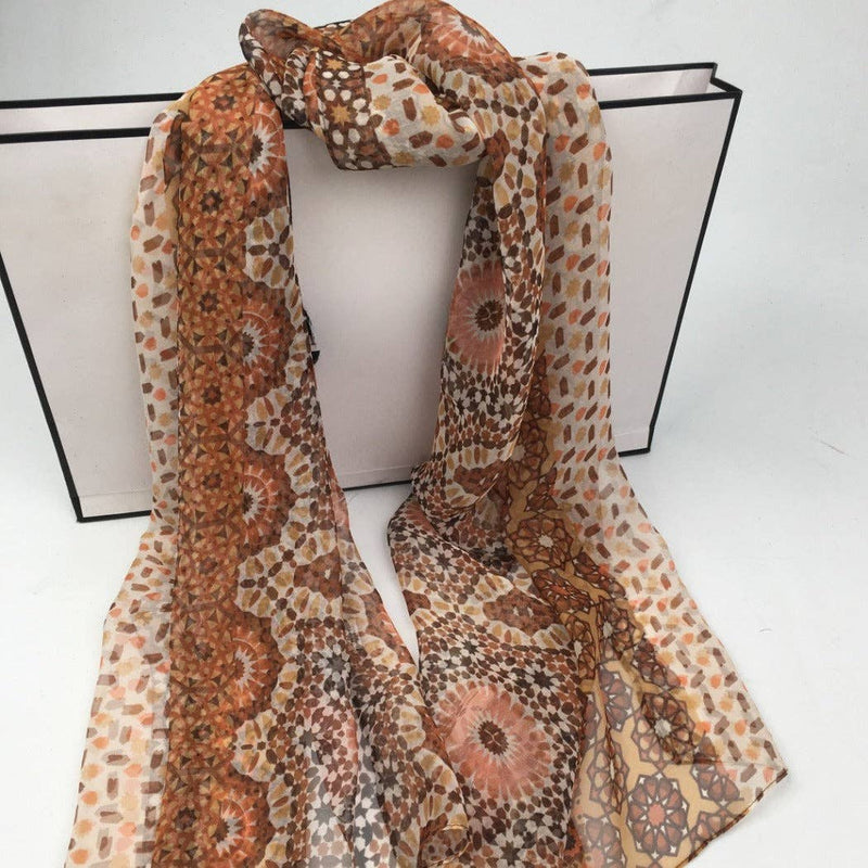 Scarvii - Boho Flowy Thin Scarf - Soft & Breathable